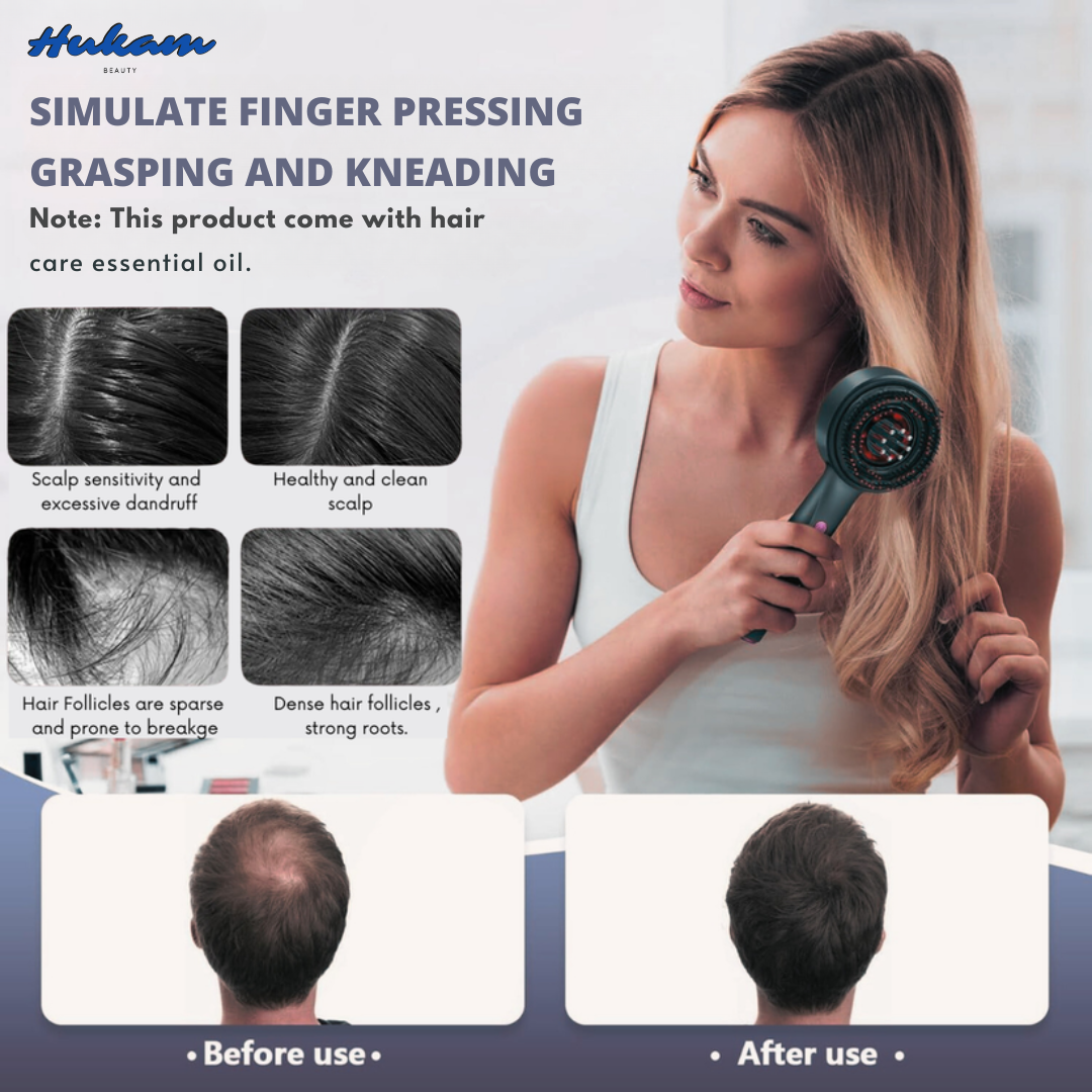 HukamGrow™ – Hair Therapy Comb