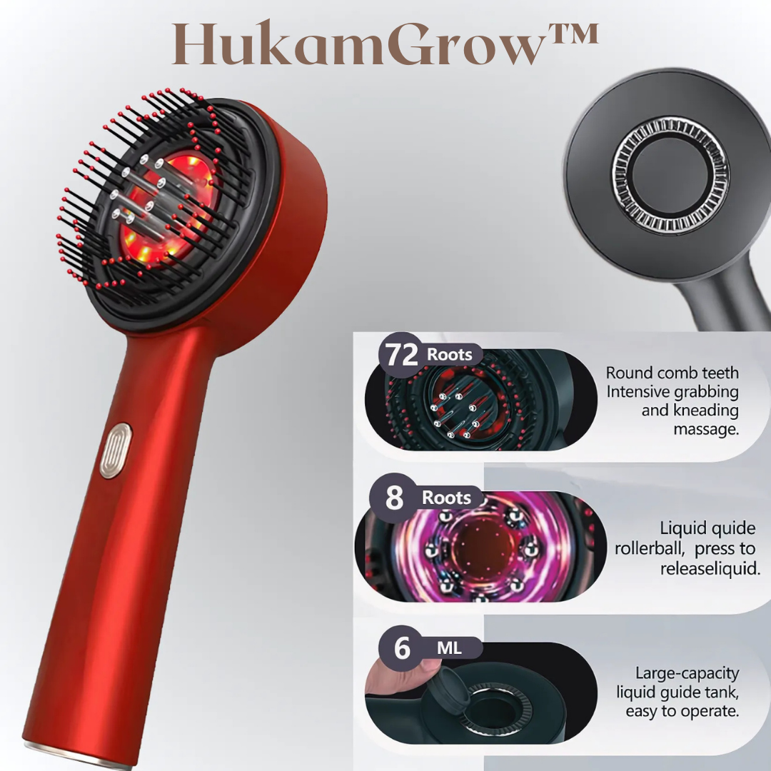 HukamGrow™ – Hair Therapy Comb