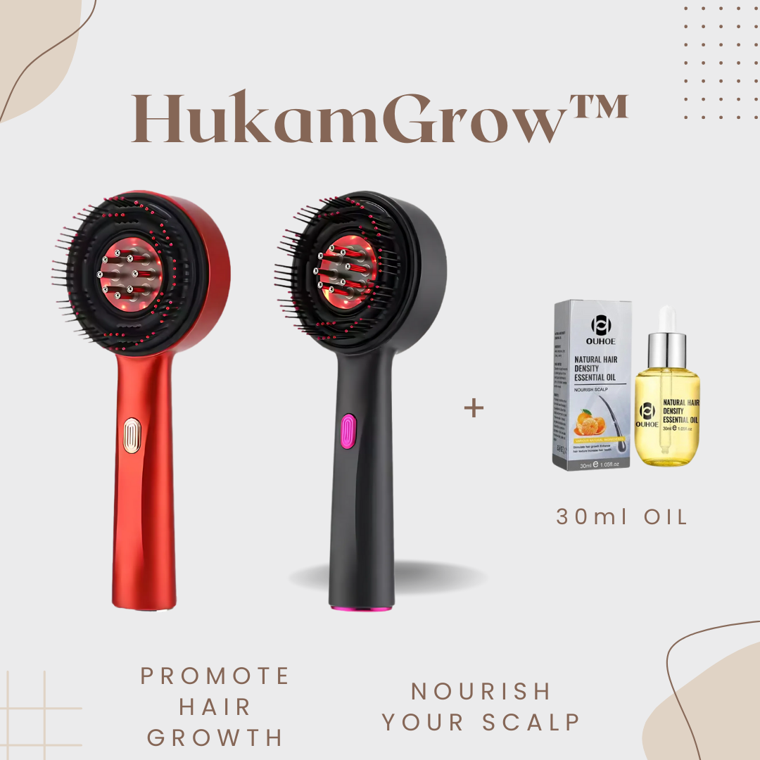 HukamGrow™ – Hair Therapy Comb
