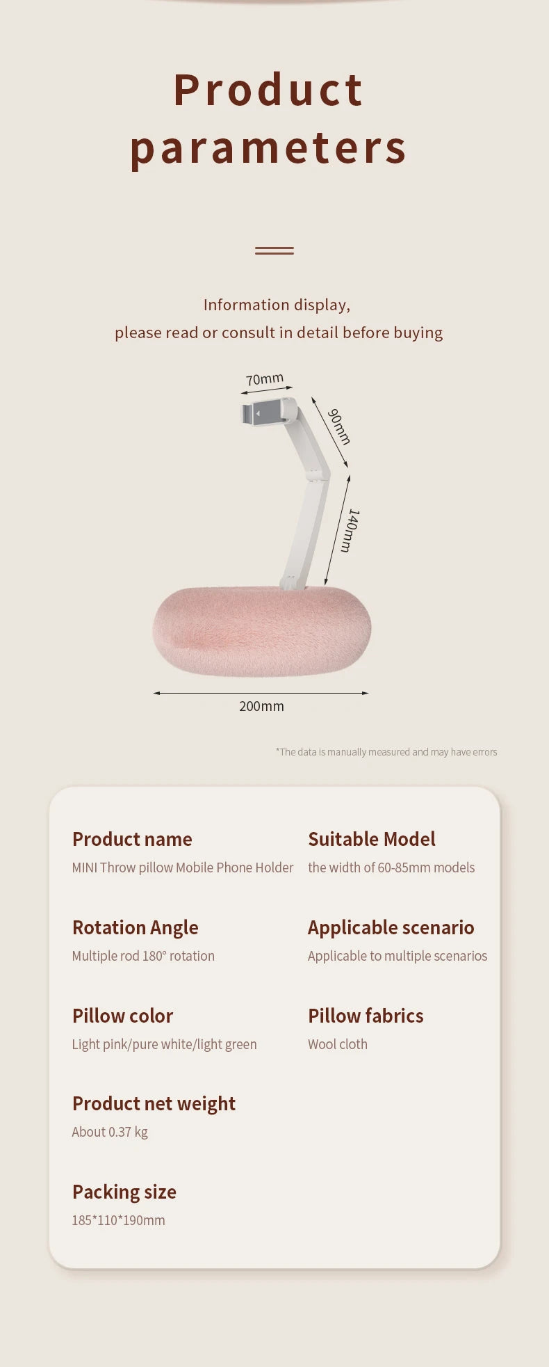 FlexiRest™ Universal Pillow Phone